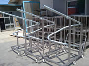 Shelve for hooks transportation